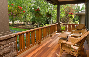 Cedar Decking in Encino