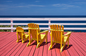 Redwood Decking in Encino