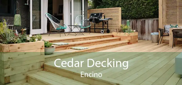 Cedar Decking Encino