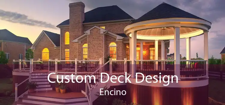 Custom Deck Design Encino