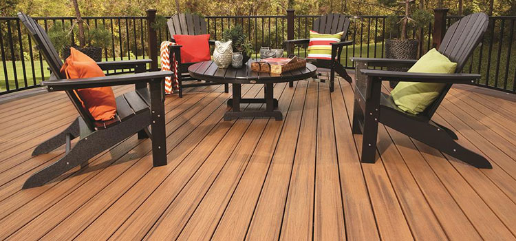 Black TREX Decking in Encino, CA